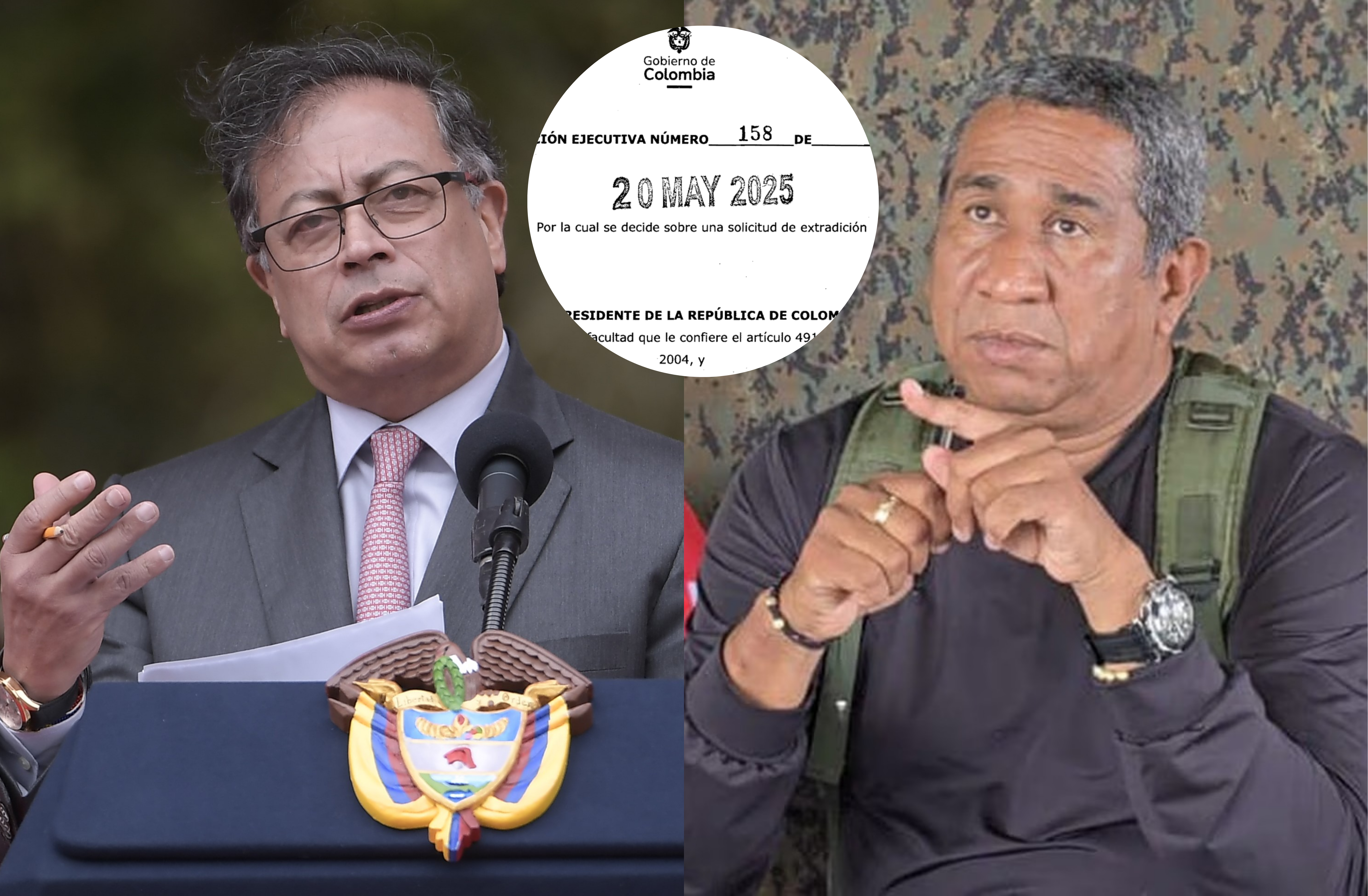 El presidente Gustavo Petro suspendió la orden de extradición a Estados Unidos de  Gabriel Yepes, “HH”, comandante de Comuneros del Sur, grupo que está en negociaciones con el Gobierno.