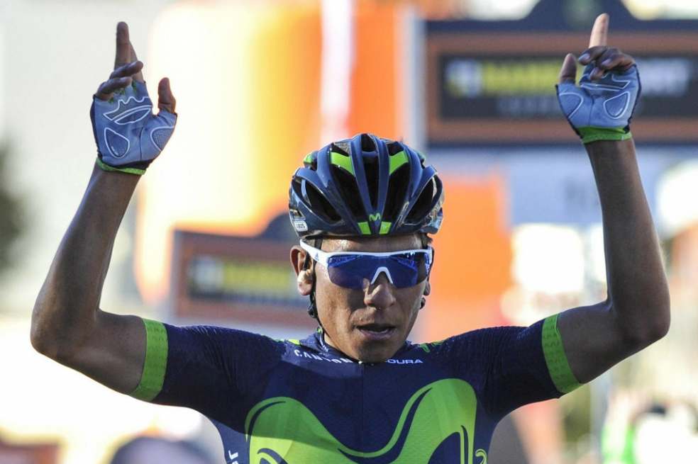 Nairo Quintana, líder de la Tirreno-Adriático. / EFE