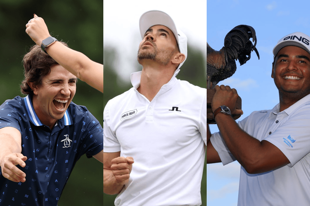 Nicolás Echavarría, Camilo Villegas y Juan Sebastián Muñoz, los colombianos campeones en la PGA.