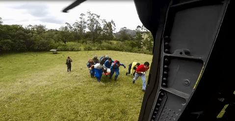 Rescatan a ciudadano ruso que se accidentó en su cuatrimoto, en Cauca