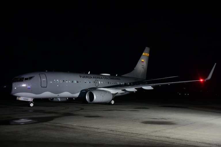 Llegada colombianos repatriados desde Israel