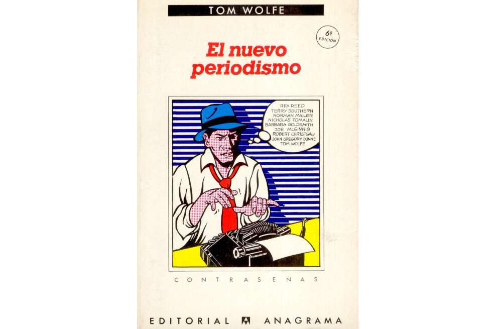 Portada de "El nuevo periodismo", libro publicado por Tom Wolfe en 1977. 