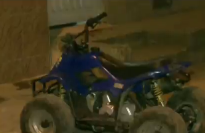 La moto que conducía el menor.