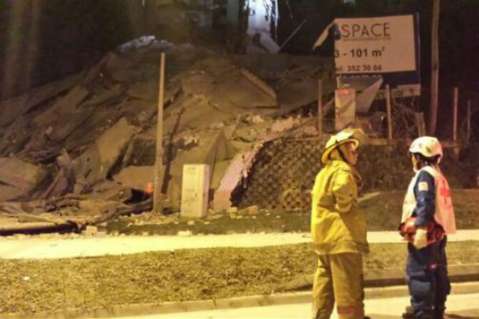 Se desploma el edificio Space en Medellín