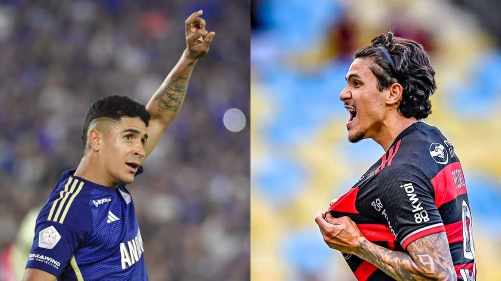 Daniel Cataño de Millonarios y Pedro de Flamengo.