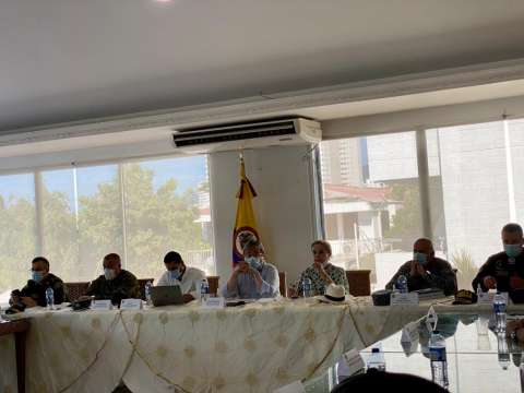 El último acto público del ministro de la Defensa: en el Magdalena y en medio de polémica