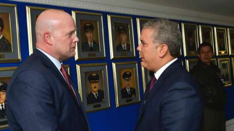 Duque se reunió con fiscal de EE.UU. para “apoyar regreso de la democracia en Venezuela”