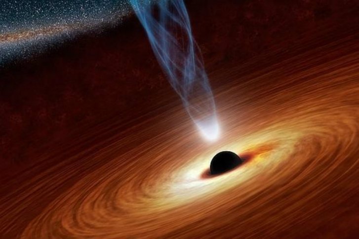 Recreación de un agujero negro supermasivo/ NASA