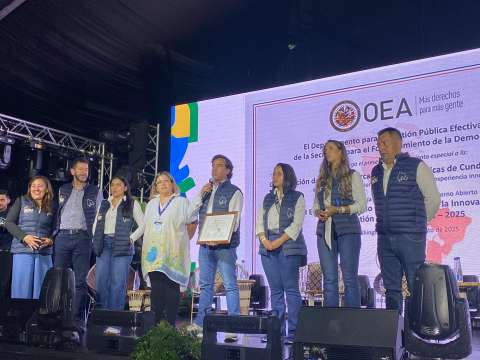 OEA premia programa de aguas veredales en Cundinamarca
