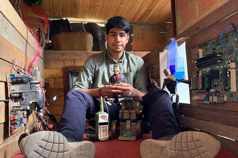 El joven de Villapinzón que brilló en un festival de cine