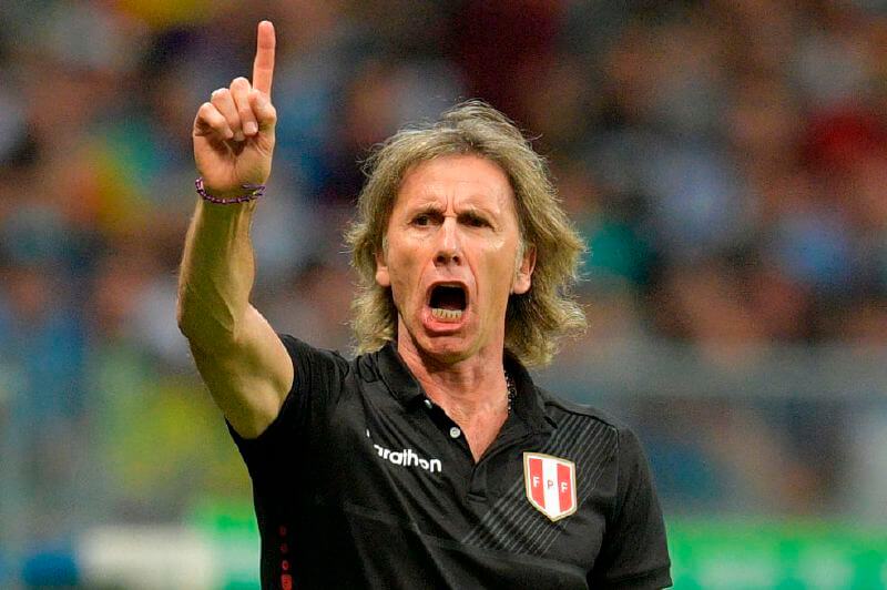 Ricardo Gareca, técnico de la selección peruana de fútbol. / AFP