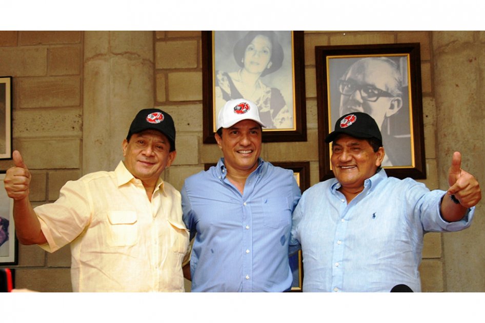 Emiliano Zuleta, Rodolfo Molina Araujo y Poncho Zuleta. / Cortesía Adamis Guerra