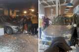 Camioneta chocó y atravesó un Carulla en Cedritos: reportan cinco heridos