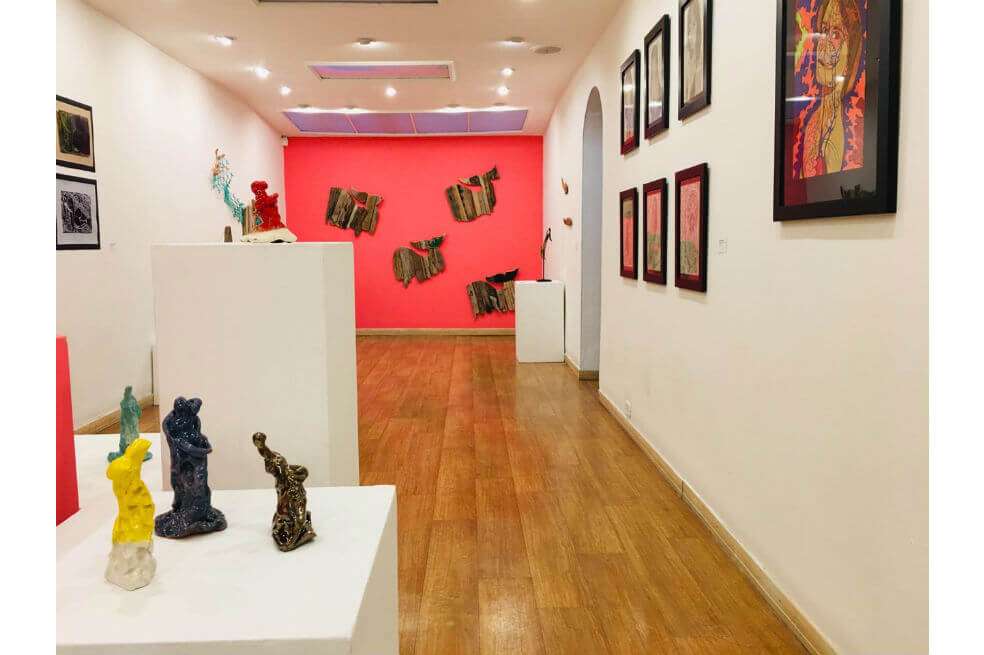 La muestra se exhibe en Guerrero Espacio Galería (Calle 45 # 18 A - 25). / Cortesía Academia de artes Guerrero
