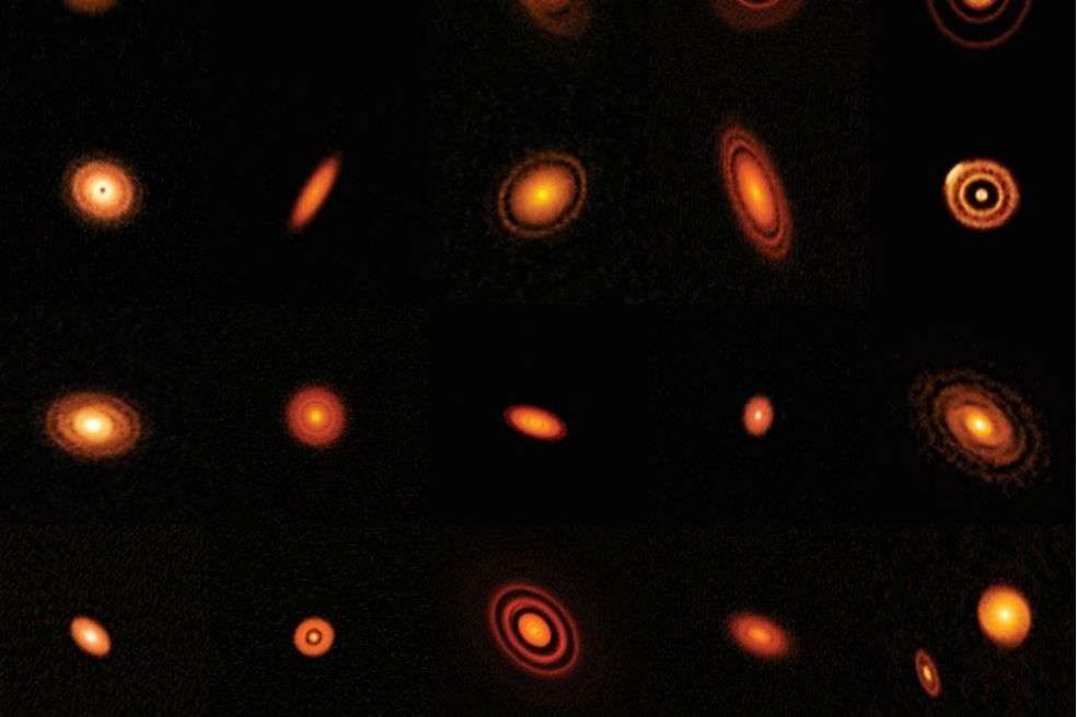 Los resultados de esta encuesta aparecerán en una edición especial de Astrophysical Journal Letters. / ALMA (ESO/NAOJ/NRAO), S. ANDREWS ET AL.; NRAO/AUI/