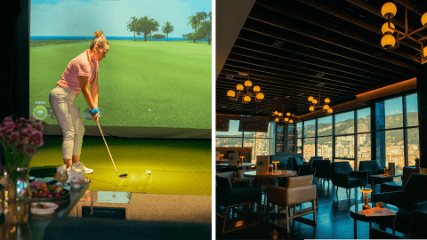 G Lounge, un restobar que combina golf y entretenimiento en Bogotá