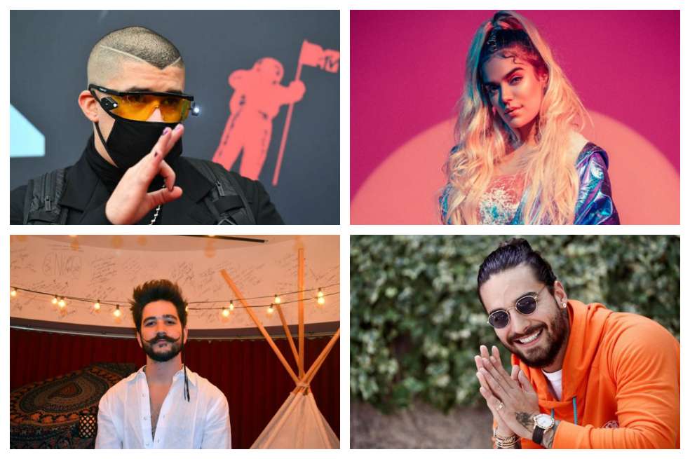 Bad Bunny obtuvo galardones, Camilo , Karol G y Maluma