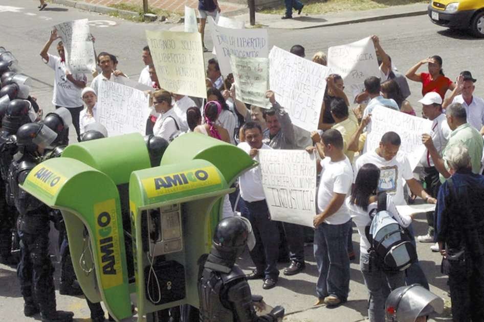 Manifestantes de Ituango protestan contra la minería a gran escala /Archivo