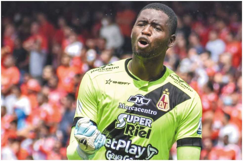 El arquero William Cuesta ha sido una de los figuras del Tolima en las finales de la Liga BetPlay.