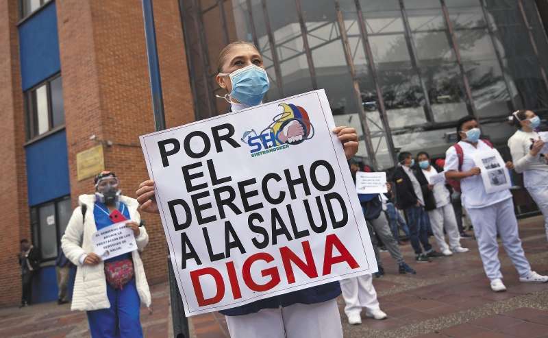 Coronavirus - Médicos protestan - Hospital de Kennedy
