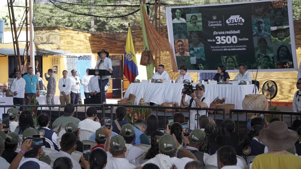 Junto a la ministra de Ambiente, el presidente Gustavo Petro encabezó la ‘Gira Salvemos la Selva, Conservar Paga’.