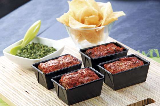 Moldecitos de carne de cerdo y res