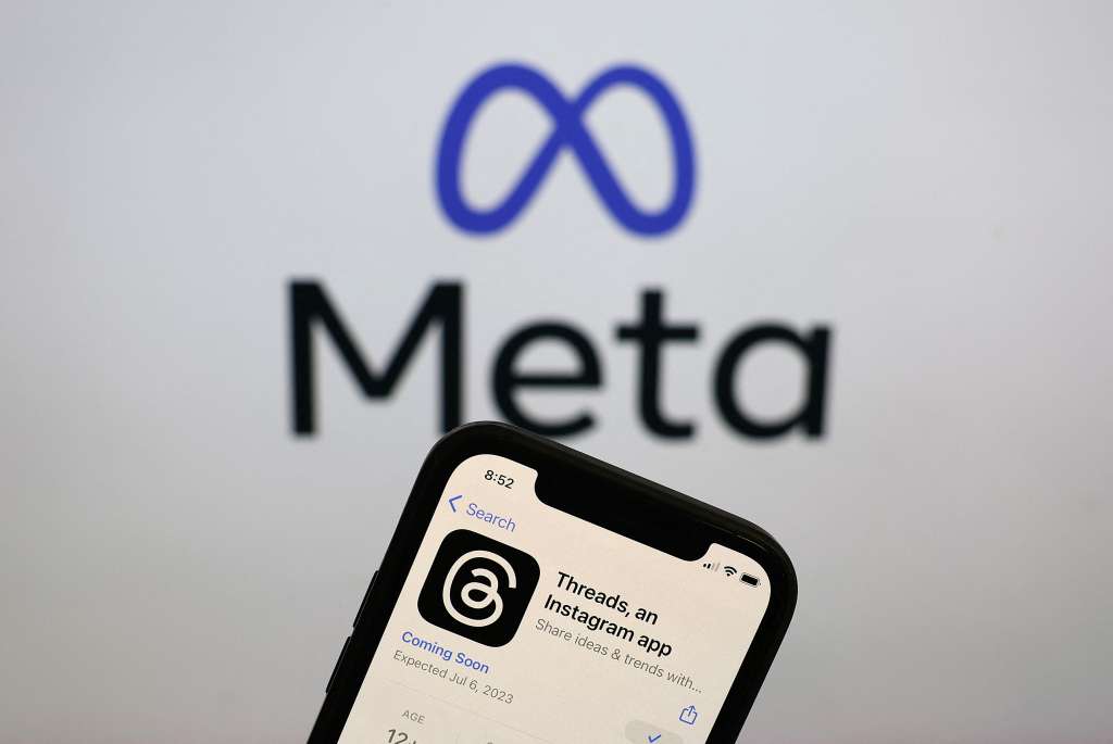Threads, la nueva aplicación de Meta. / AFP
