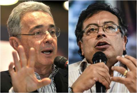 Álvaro Uribe desistió de la denuncia que interpuso contra Gustavo Petro por calumnia