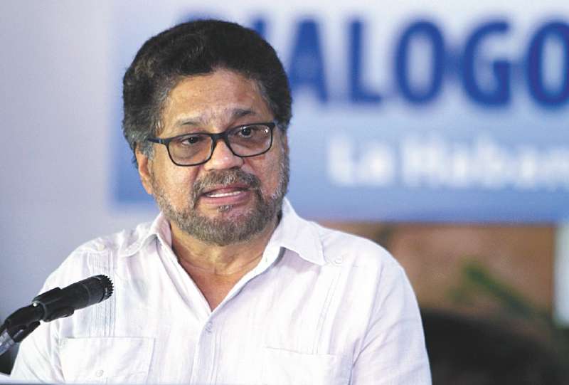 Iván Márquez, exnegociador del Acuerdo de Paz.