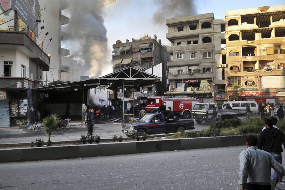 Escenario del ataque con carro bomba en Yarmana/ EFE