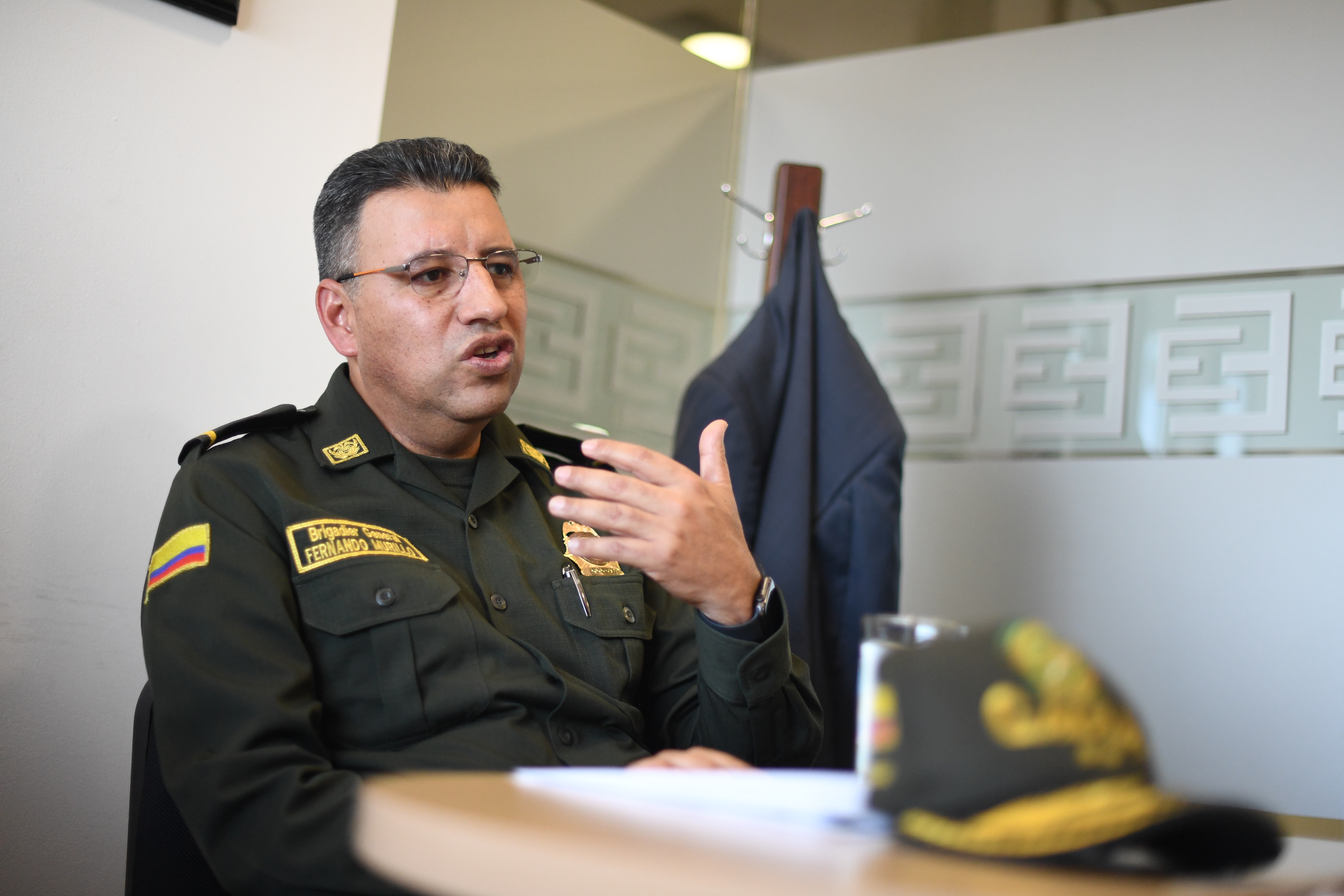 Director del Gaula durante entrevista a este diario