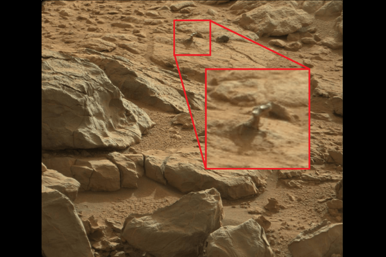 Fotos inexplicables que ha tomado el Curiosity en Marte