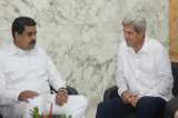 EE.UU. y Venezuela rompen el hielo: Kerry y Maduro se reunieron en Cartagena