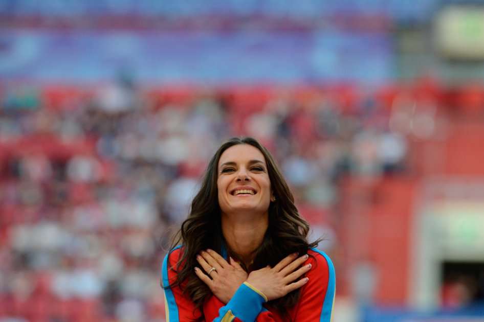 Yelena Isinbayeva, la reina de las alturas. Foto: AFP