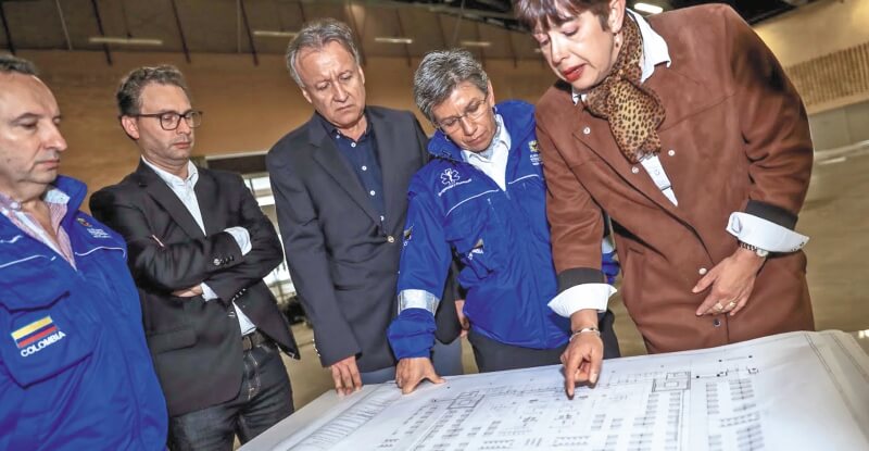 El centro tendrá tres espacios donde se instalarán camas y salas de cirugía. / Cristian Martínez - Alacaldia Mayor