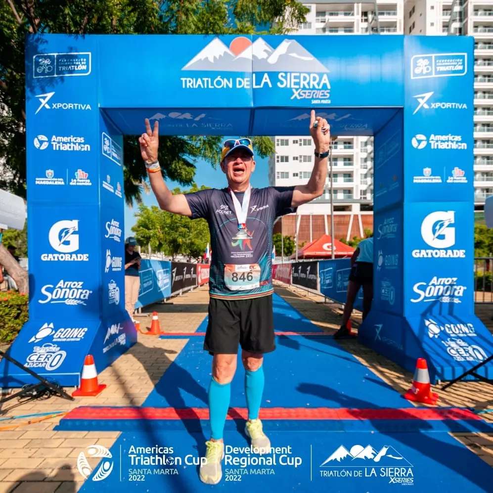Luis Antonio Hernández ha participado en competencias nacionales de deportistas trasplantados.