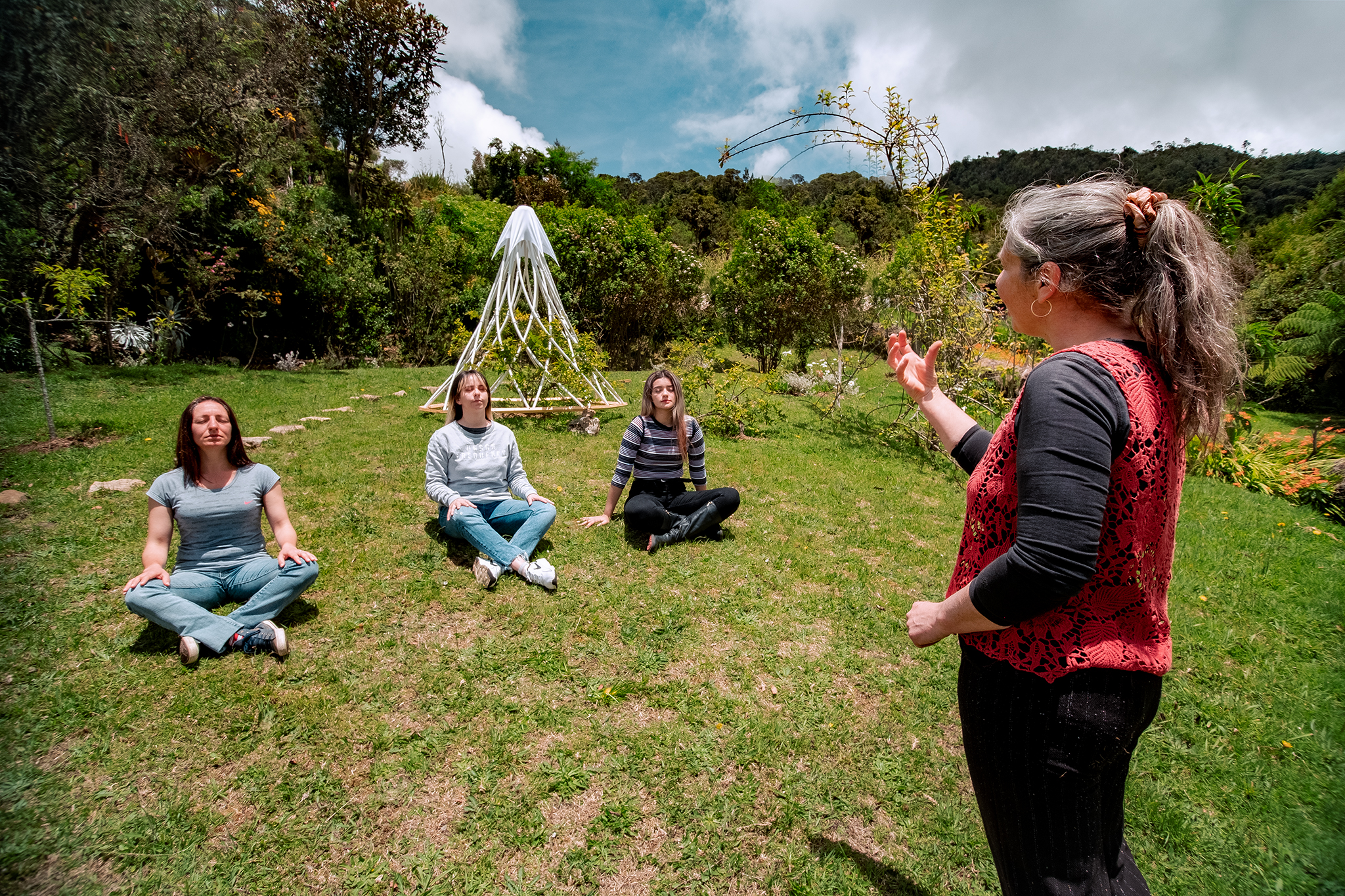Estar inmerso en un espacio vegetal acondicionado produce tranquilidad.