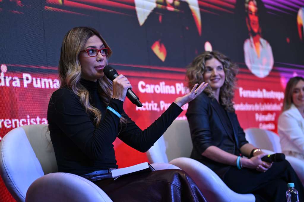 Angeline Moncayo, actriz colombiana.
