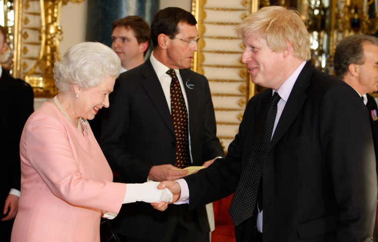 La Reina Isabel II y Boris Johnson (2019-2022)