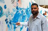 El “jardín inundado” de Oscar Murillo transforma niños en artistas