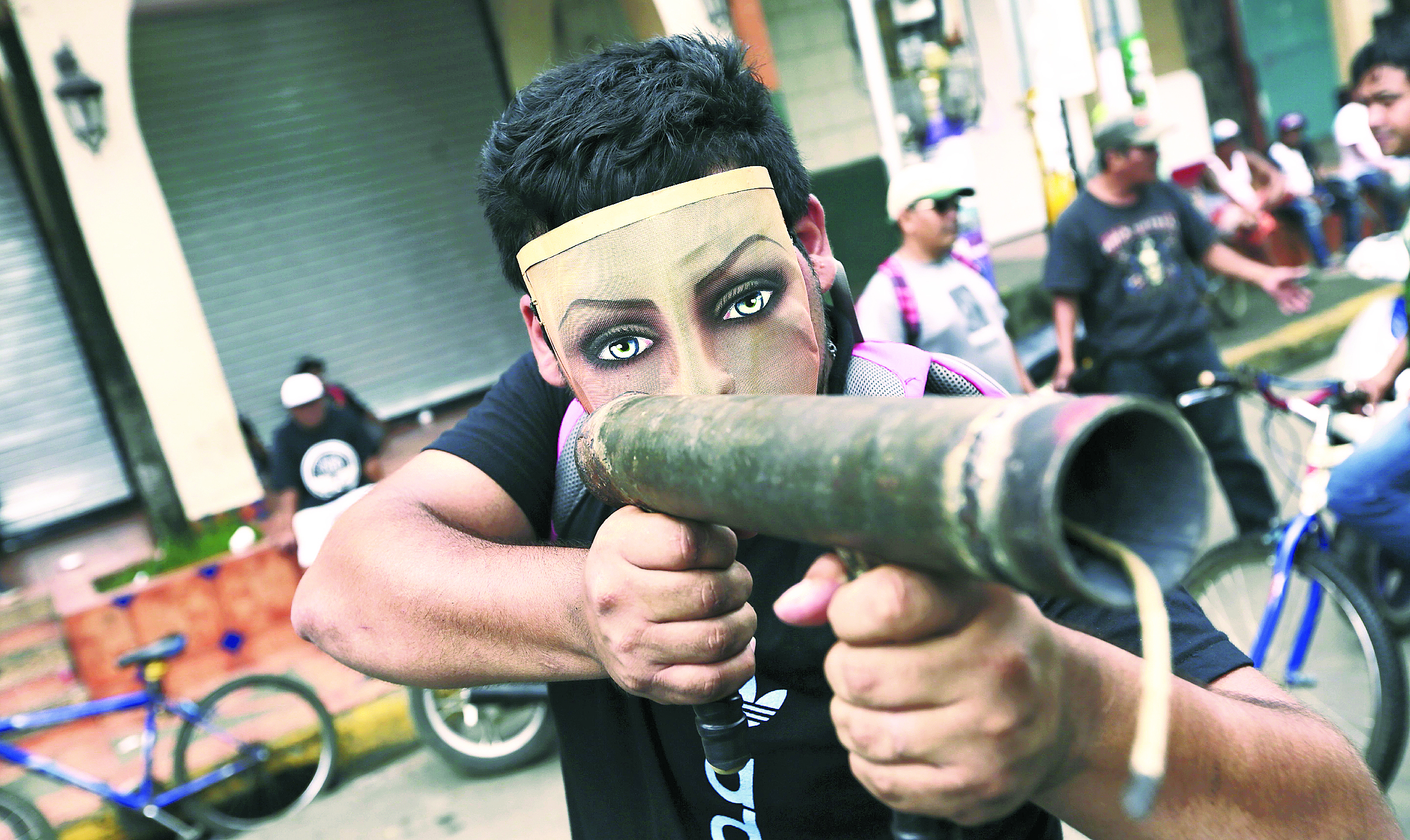 En la última manifestación en Managua murieron 11 personas por disparos en la cabeza. / AFP
