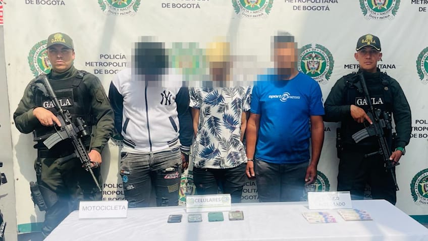 Capturados por extorsión, se hacían pasar por integrantes del Tren de Aragua.