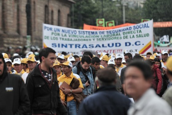 Sindicatos definirán fecha del paro nacional después del plebiscito