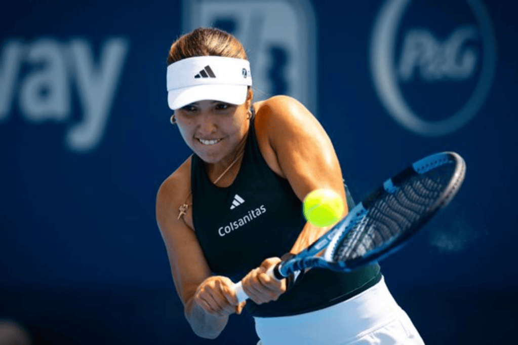 Camila Osorio, la mejor raqueta de Colombia.
