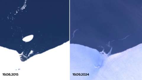 Estudiantes descubren que una isla del Ártico desapareció tras comparar imágenes satelitales
