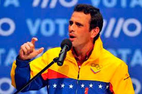 Capriles: seguidores de Chávez no creen en lo que dice Maduro