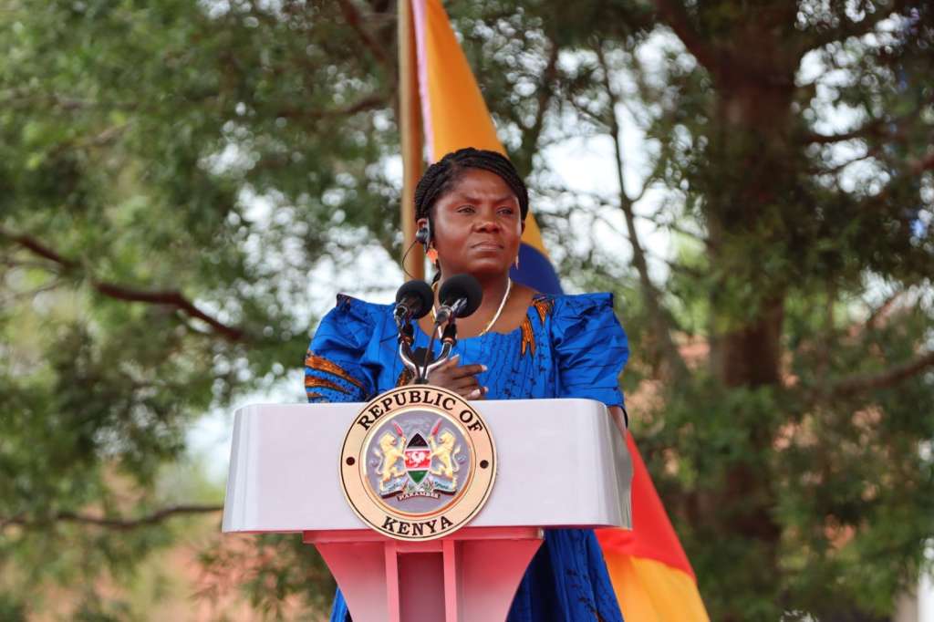 La vicepresidenta Francia Márquez en su visita Kenia, África.
