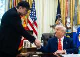 Elon Musk y Tim Cook, entre los empresarios que van a acompañar a Trump a China, ¿a qué?