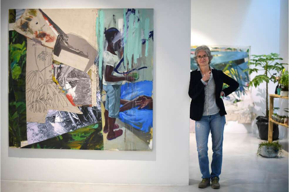 Vicky Neumann estudió Artes plásticas en la Escuela de Bellas Artes de Barranquilla. / Óscar Pérez