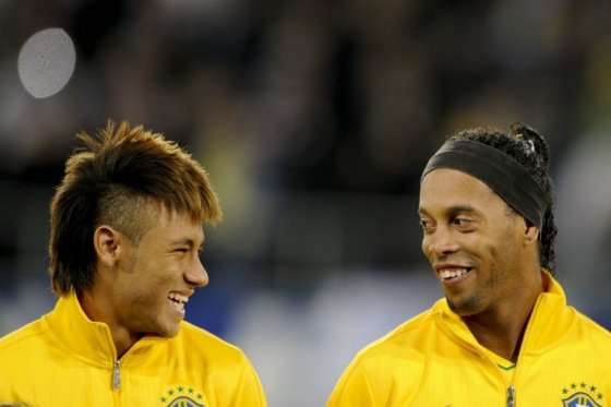 Neymar y Ronaldinho